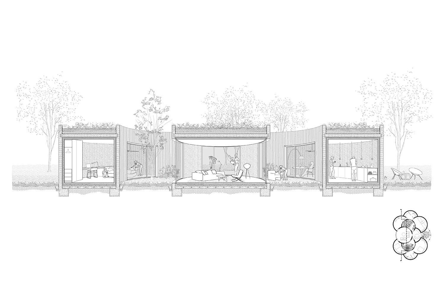 Concentric House